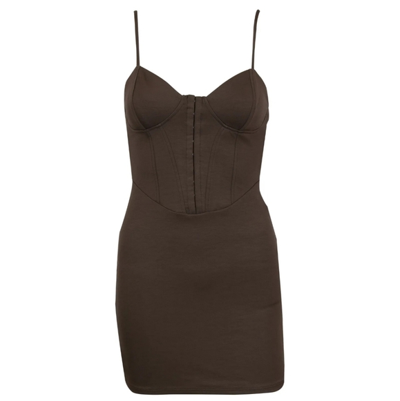 Wild Fable Womens Brown Mini Dress Large NWT - Picture 2 of 4